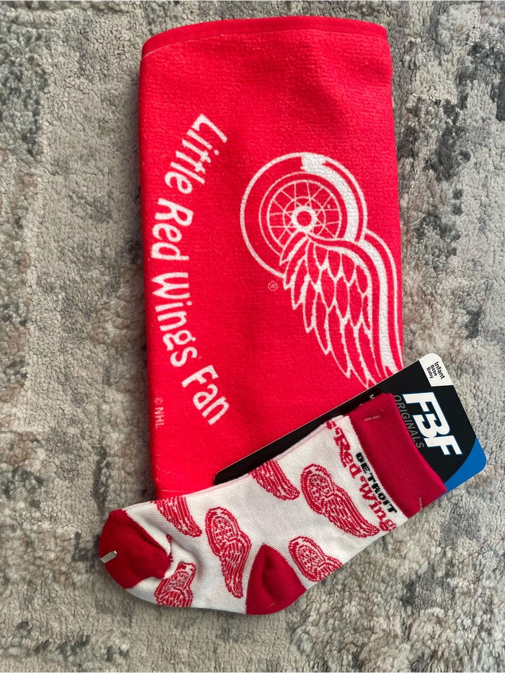 Red Wing Shoes Red & White Detroit Fan Sock and Towel Set